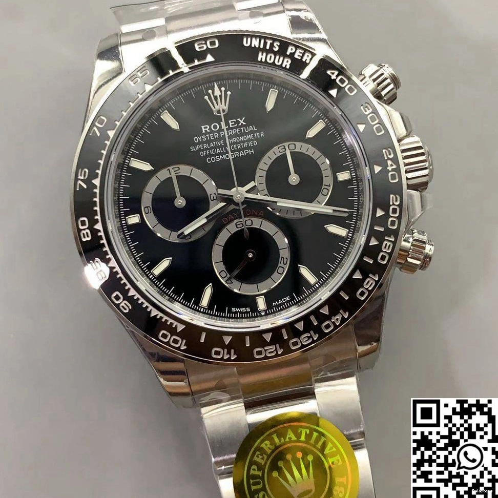 Factory VS Movement Rolex M126500LN-0002 4131 Black Daytona Cosmograph Bezel 0512